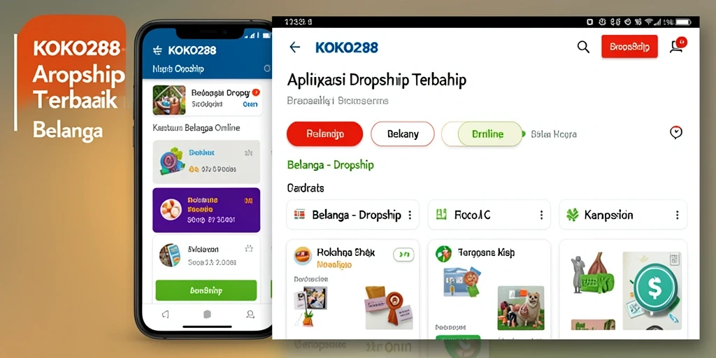 Tampilan antarmuka aplikasi KOKO288 yang intuitif dan fungsional.