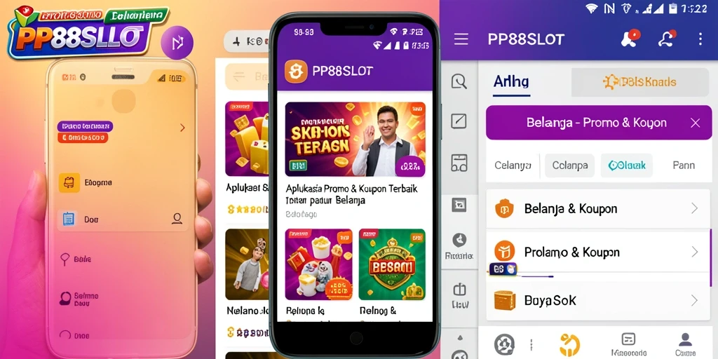 Antarmuka PP88SLOT yang menarik dan mudah digunakan untuk menemukan promo.