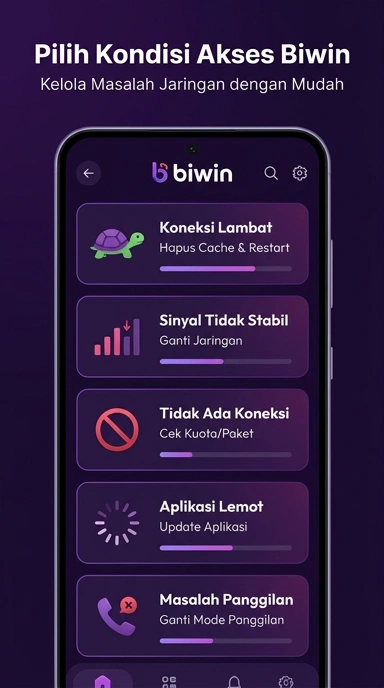 Tampilan link alternatif biwin
